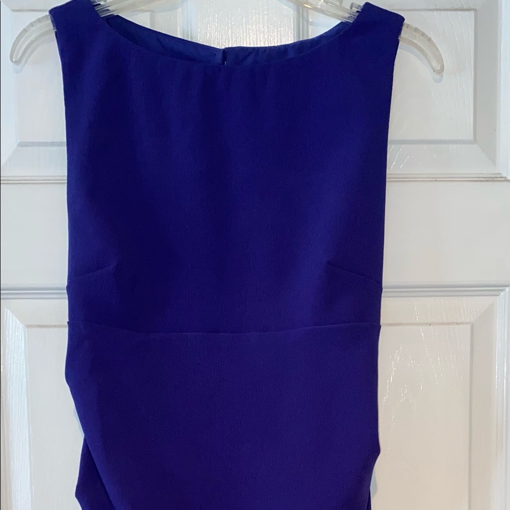 Purple Nicole Miller semi formal dress.